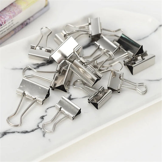 Silver Metal Binder Clips