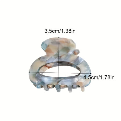 Elegant Small Oval Hair Claw Clip