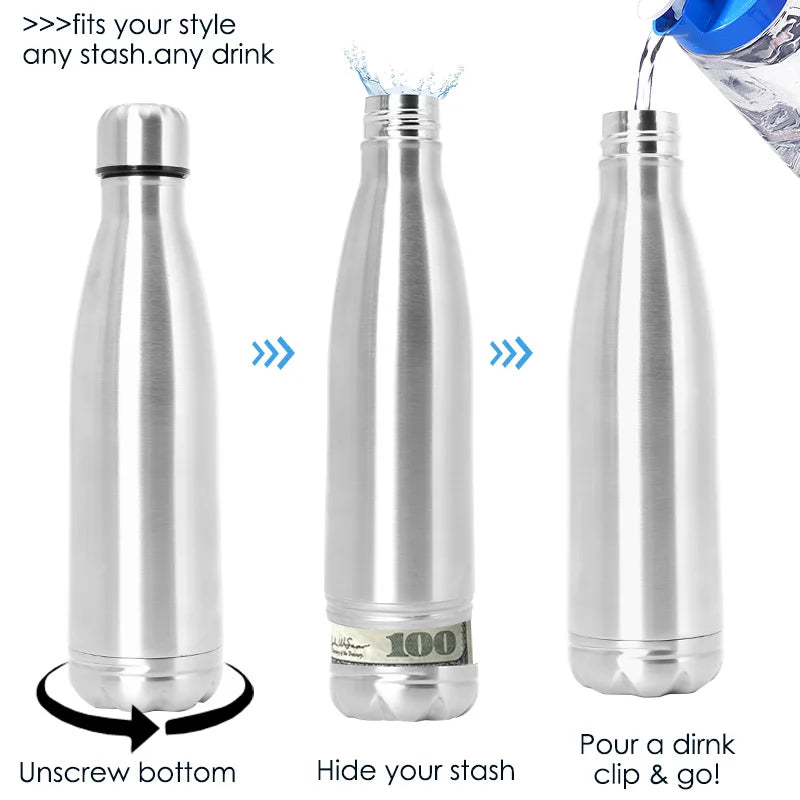 Secret Hidden Safe Water Bottle