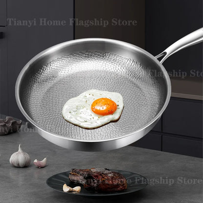 Titanium Stainless Steel Frying Pan