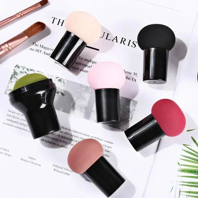 Mushroom Head Cosmetic Makeup Puff