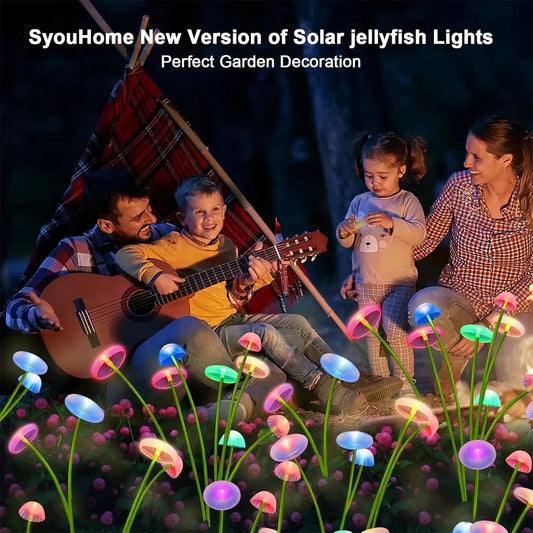 Solar LED Jellyfish Garden Lights