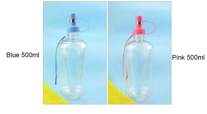 Portable Pet Water Bottle with Built-In Drinking Bowl