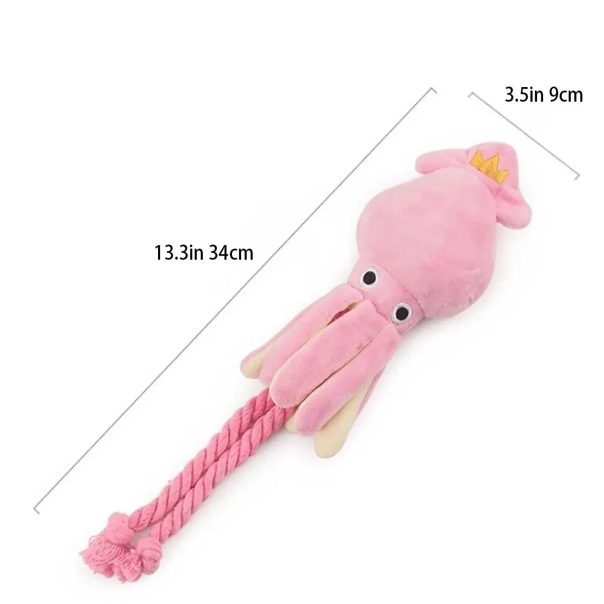Octopus Plush Rope Dog Toy