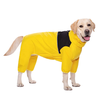 Full Coverage Waterproof Dog Raincoat Jumpsuit
