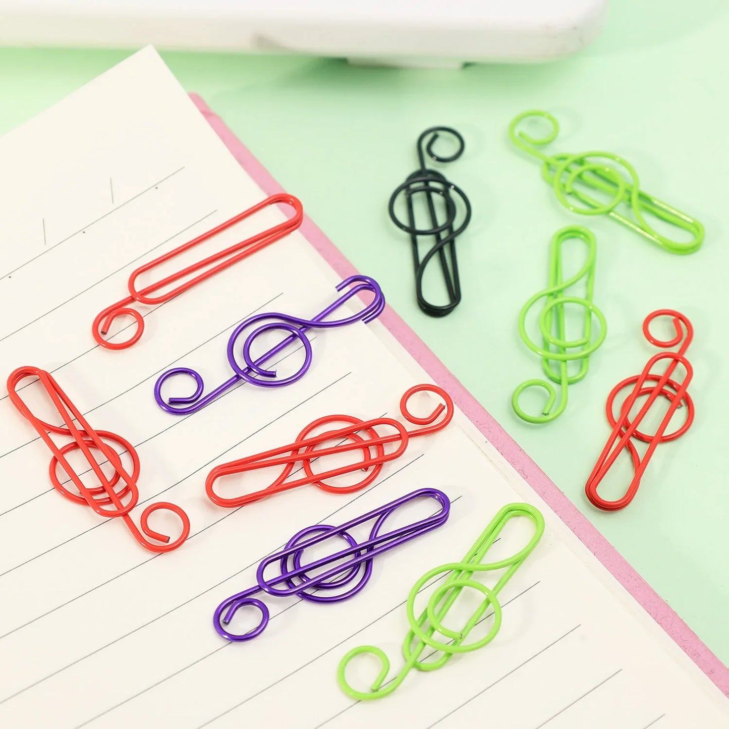 Music Note Paper Clips