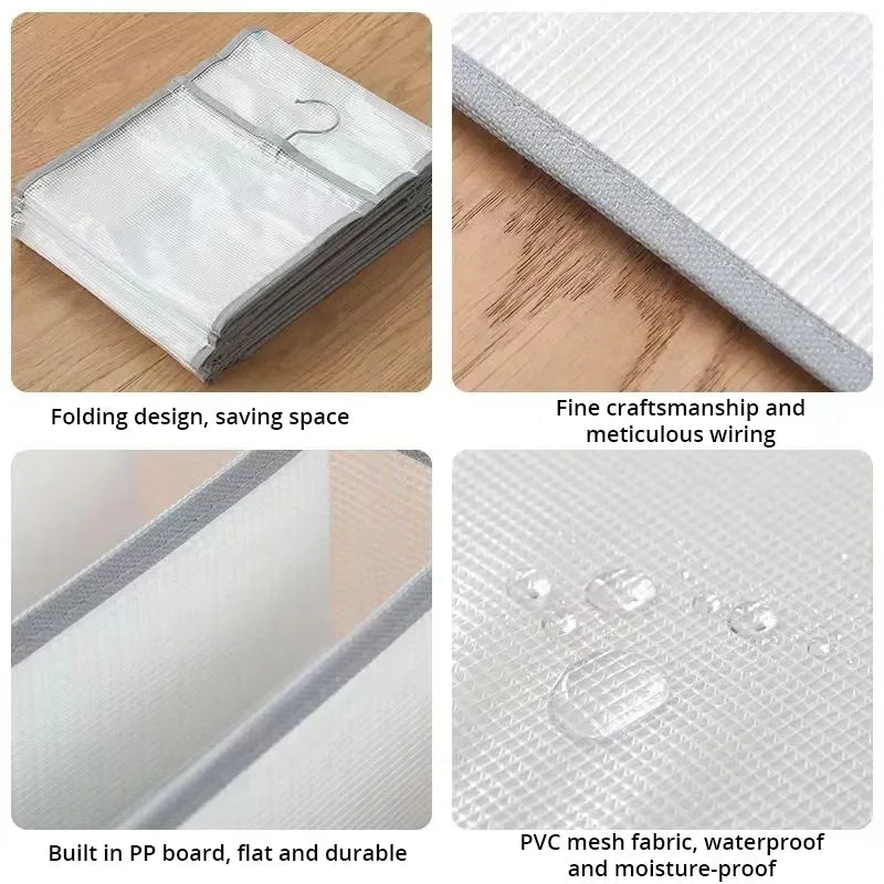 1Pc Wardrobe Hanging Cabinet Organizer For Pants