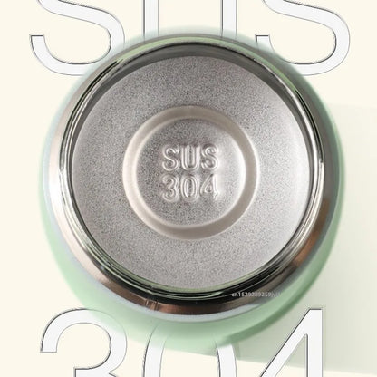 Stainless Steel Kids Thermal Bottle with Straw