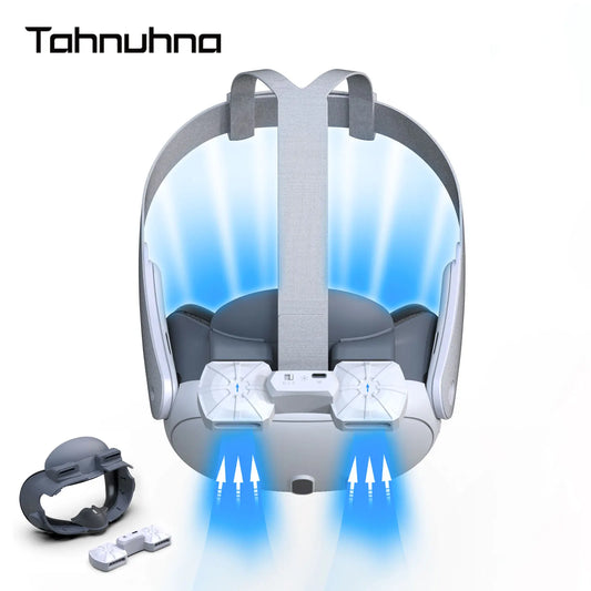 Meta Quest 3 Cooling Fan Face Interface with Magnetic Facial Cover