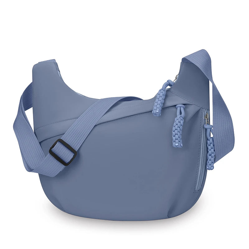 Large Capacity Half Moon Crossbody Bag