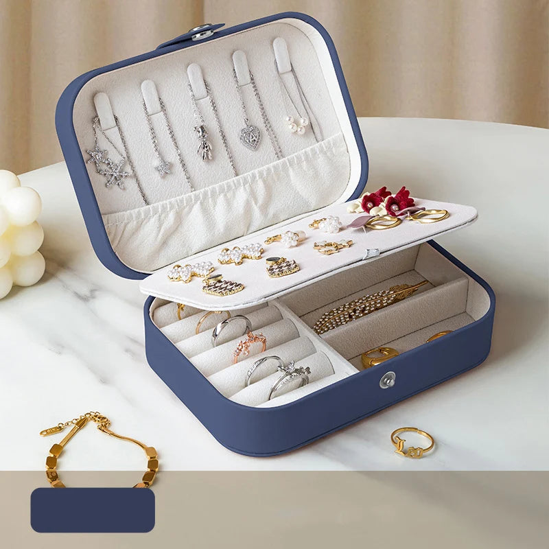 Portable Travel Jewelry Organizer Case
