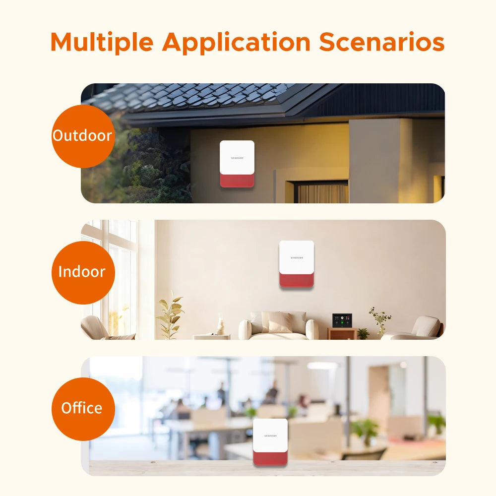Staniot Wireless Indoor Alarm Siren