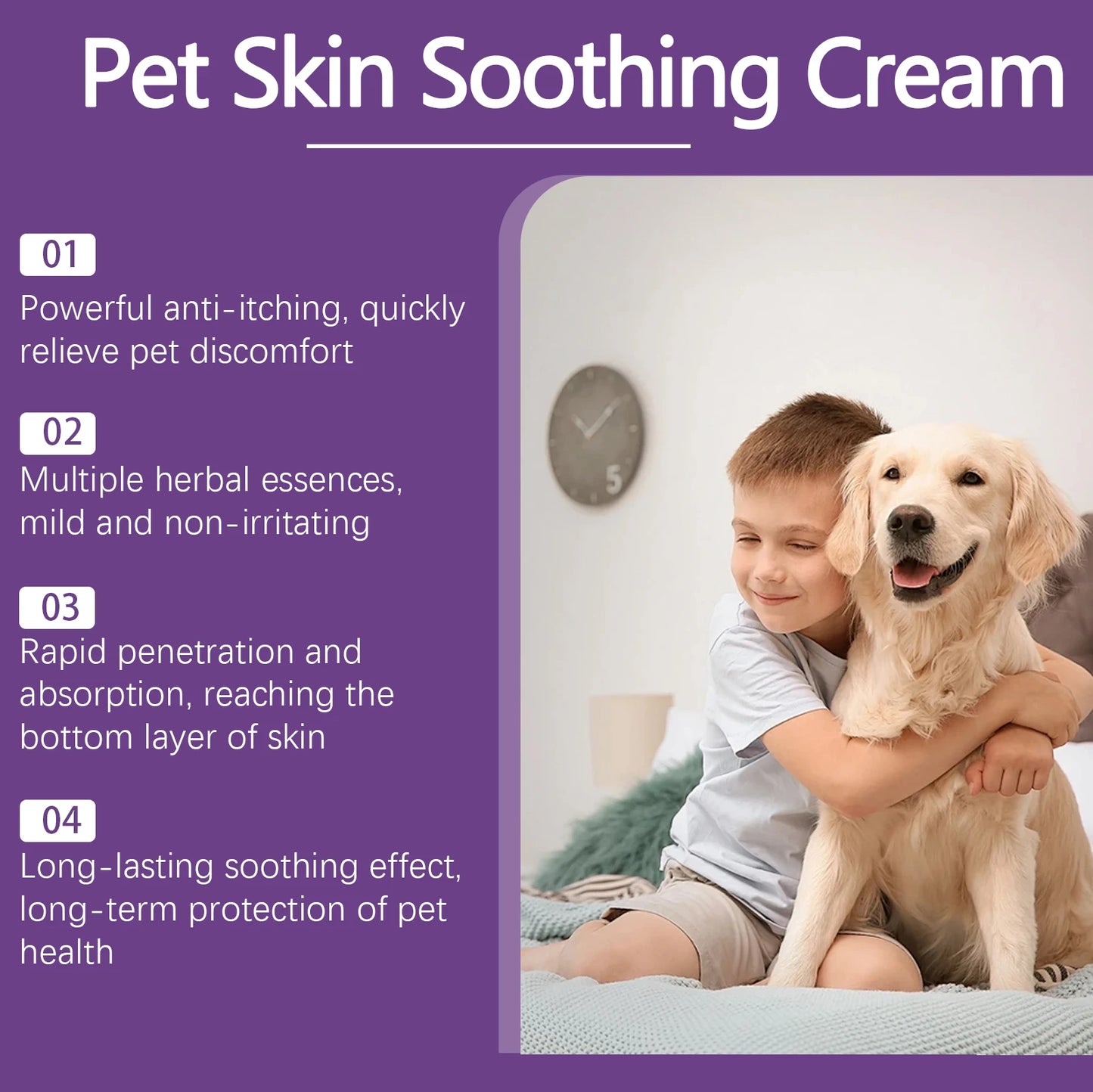 Natural Soothing Skin, Nose & Paw Balm for Dogs & Cats – 20g