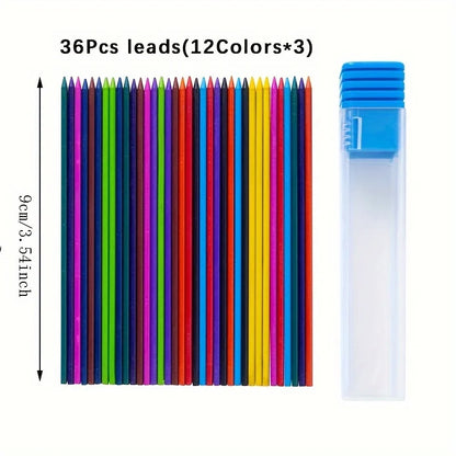2.0mm Pencil Lead Refills – 72 Pieces (2 Boxes)