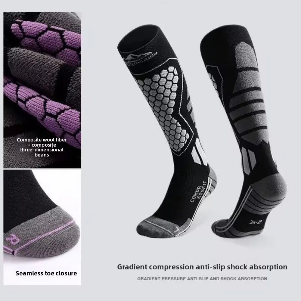Warm Terry Cushion Snow Socks