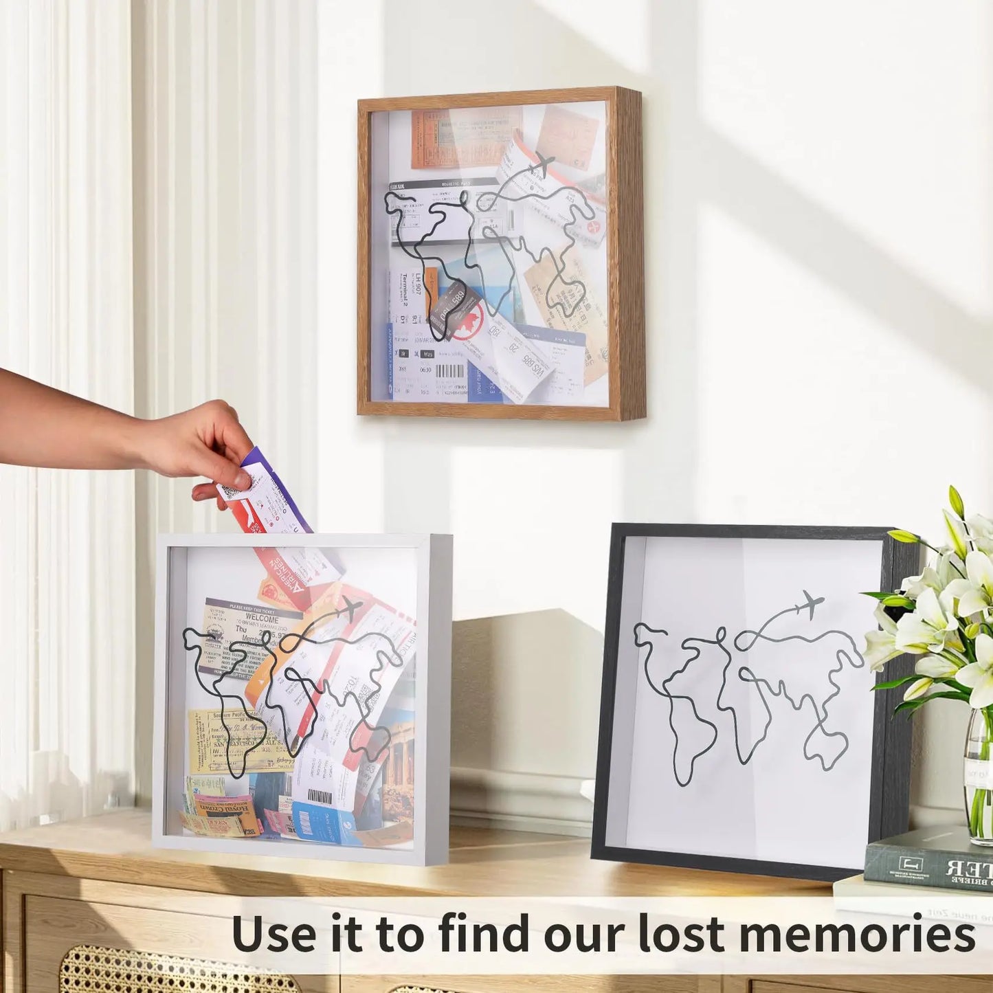 Transparent Memory Archive Box Frame