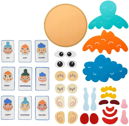 Kids Social Emotional Learning Face Board Activity Set