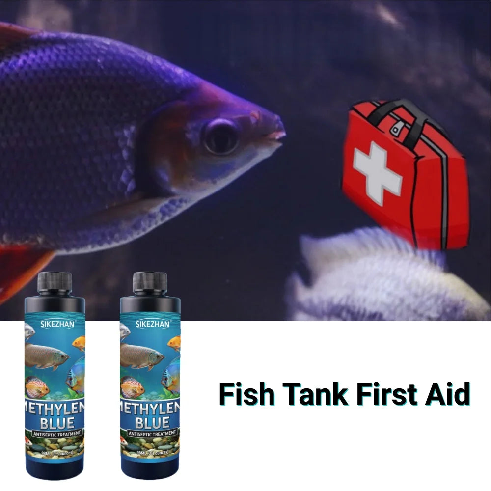 Aquarium Methylene Blue Water Conditioner for Freshwater Fish & Turtles