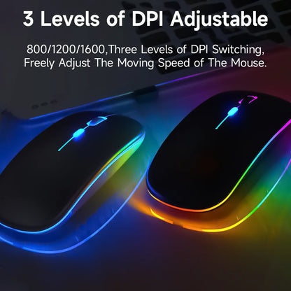 Backlit Bluetooth Keyboard & Mouse Set