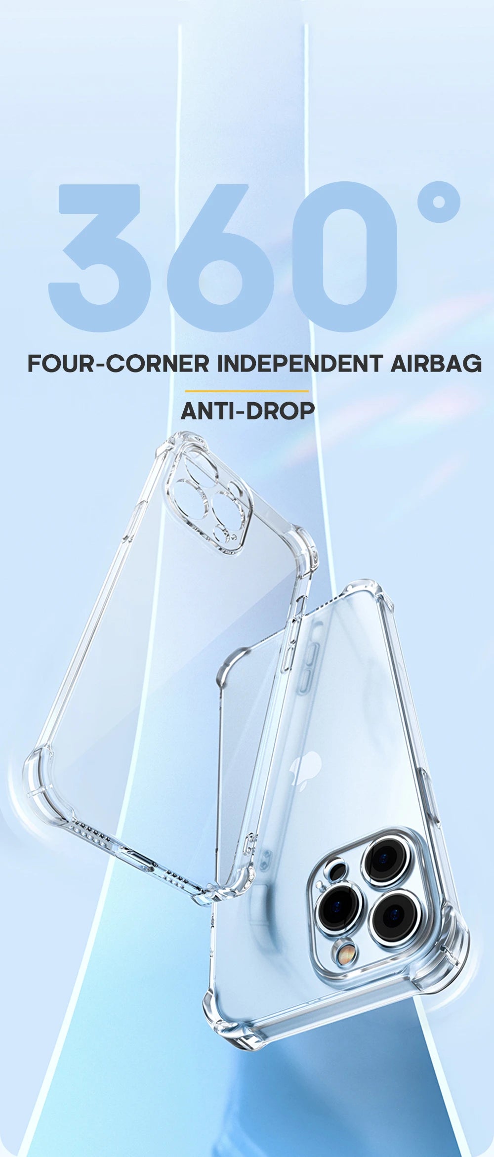 Clear Air Cushion iPhone Case