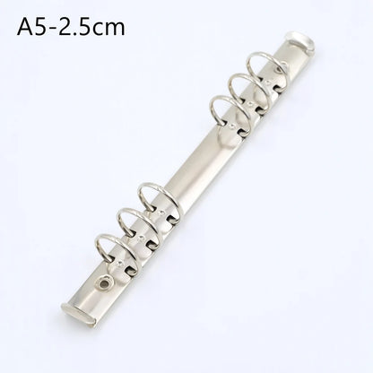 A4 B5 A5 A6 A7 B7 Loose-Leaf Spiral Notebook Metal Clip Ring