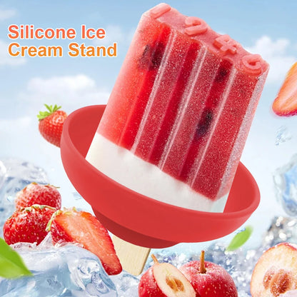 Silicone Anti-Drip Popsicle Holder for Kids