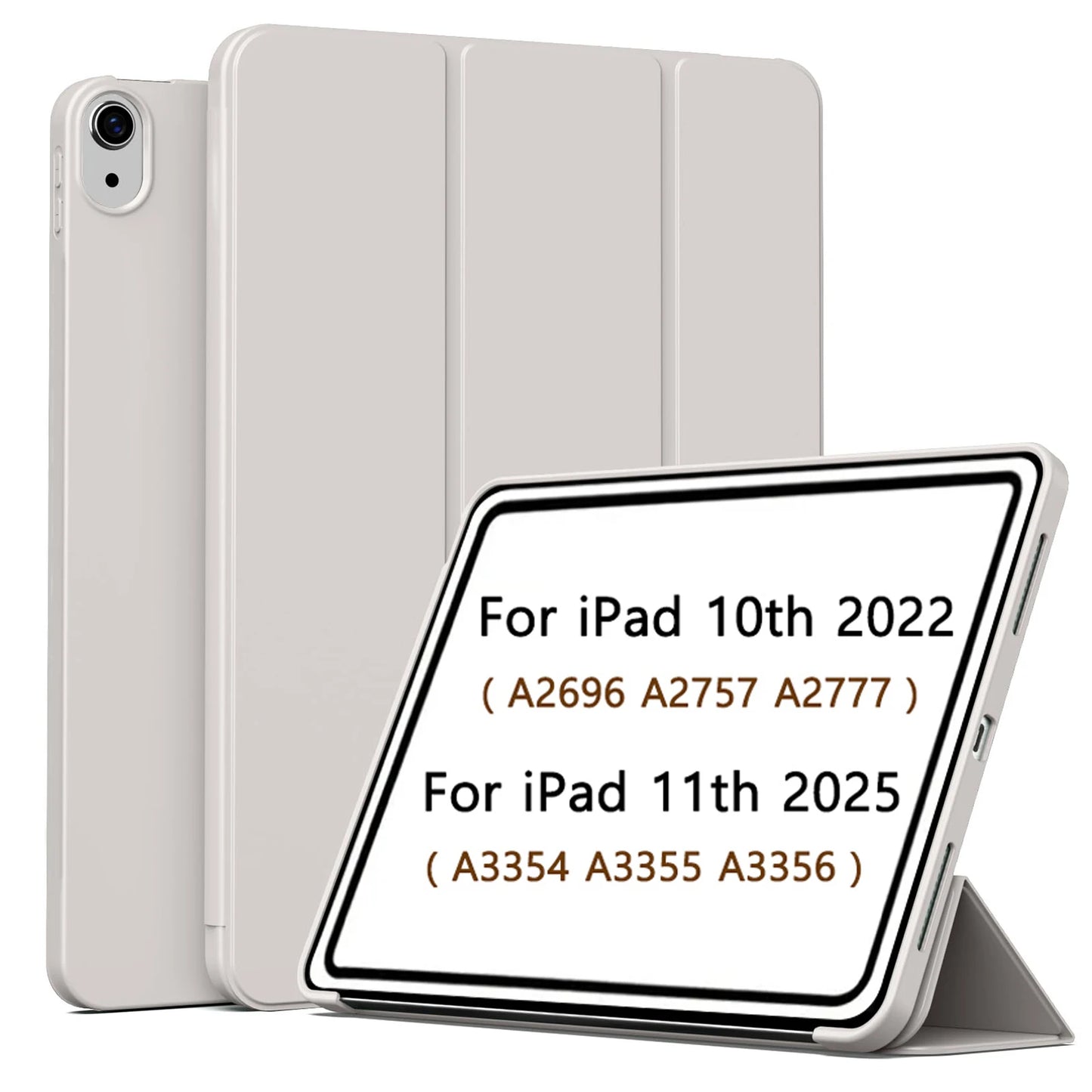 Magnetic Slim Trifold Case for iPad 10th & 11th Generation