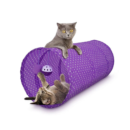 Foldable Cat Play Tunnel Tube Toy