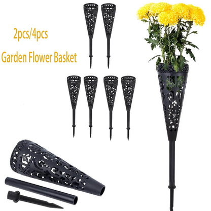 Memorial Floral Cone Vase Set