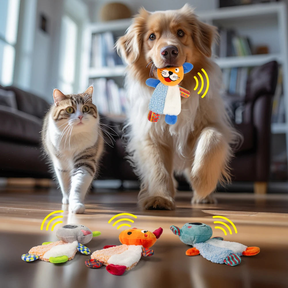 Stuffless Squeaky Dog Toy