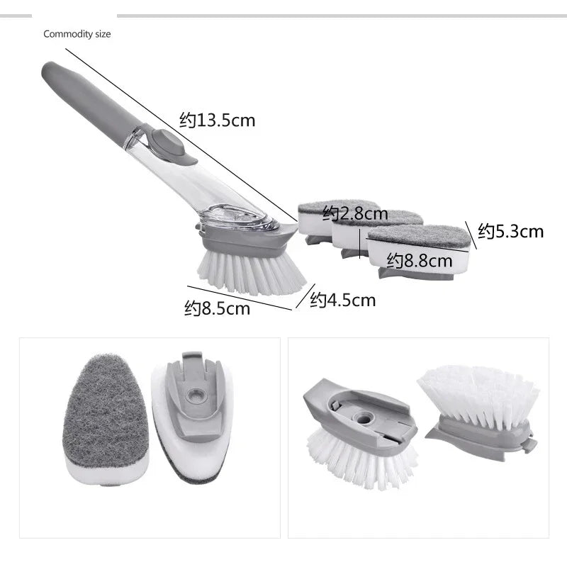 Soap Dispensing Dish Brush