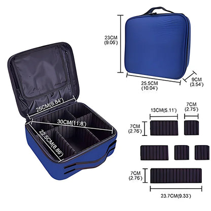 Professional Travel Makeup Organizer Case