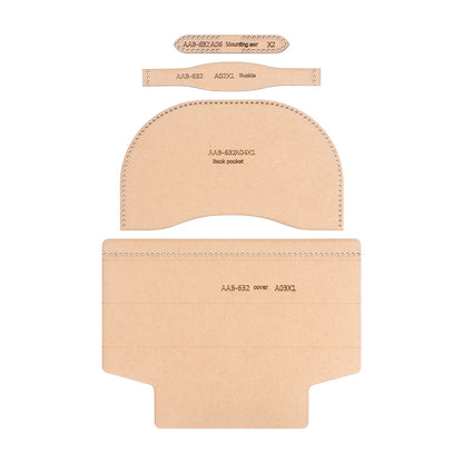 Semi-Circular Leather Handbag Template Set