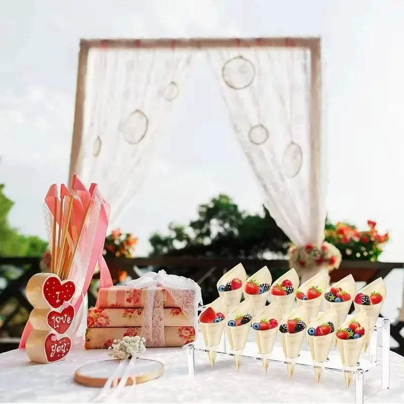 Acrylic Ice Cream Cone Display Stand