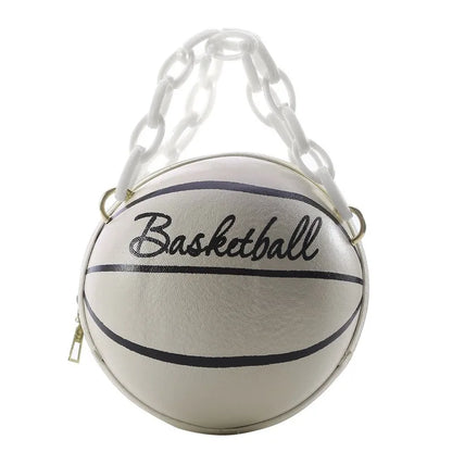 Ball Round Basketball Shape Small Handbag