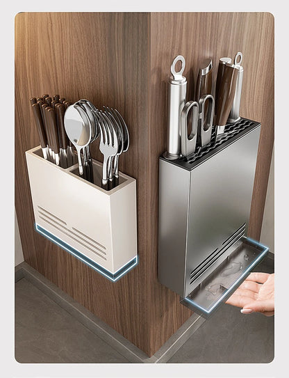 Wall-Mounted Kitchen Storage Rack