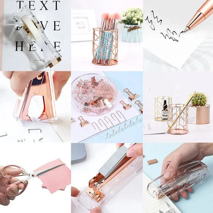 Luxury Acrylic Office Desk Set