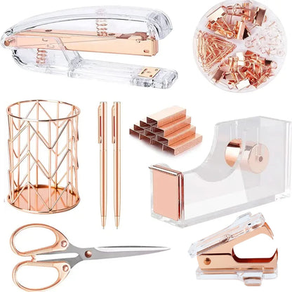 Luxury Acrylic Office Desk Set