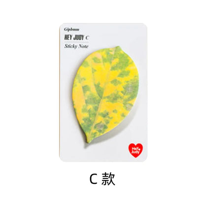Leaf-Shaped Sticky Memo Notes