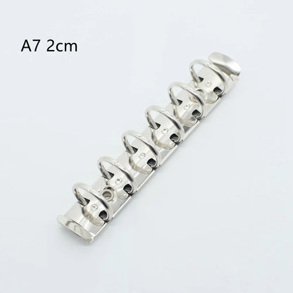 A4 B5 A5 A6 A7 B7 Loose-Leaf Spiral Notebook Metal Clip Ring