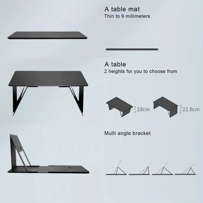6-in-1 Foldable Laptop Stand Desk