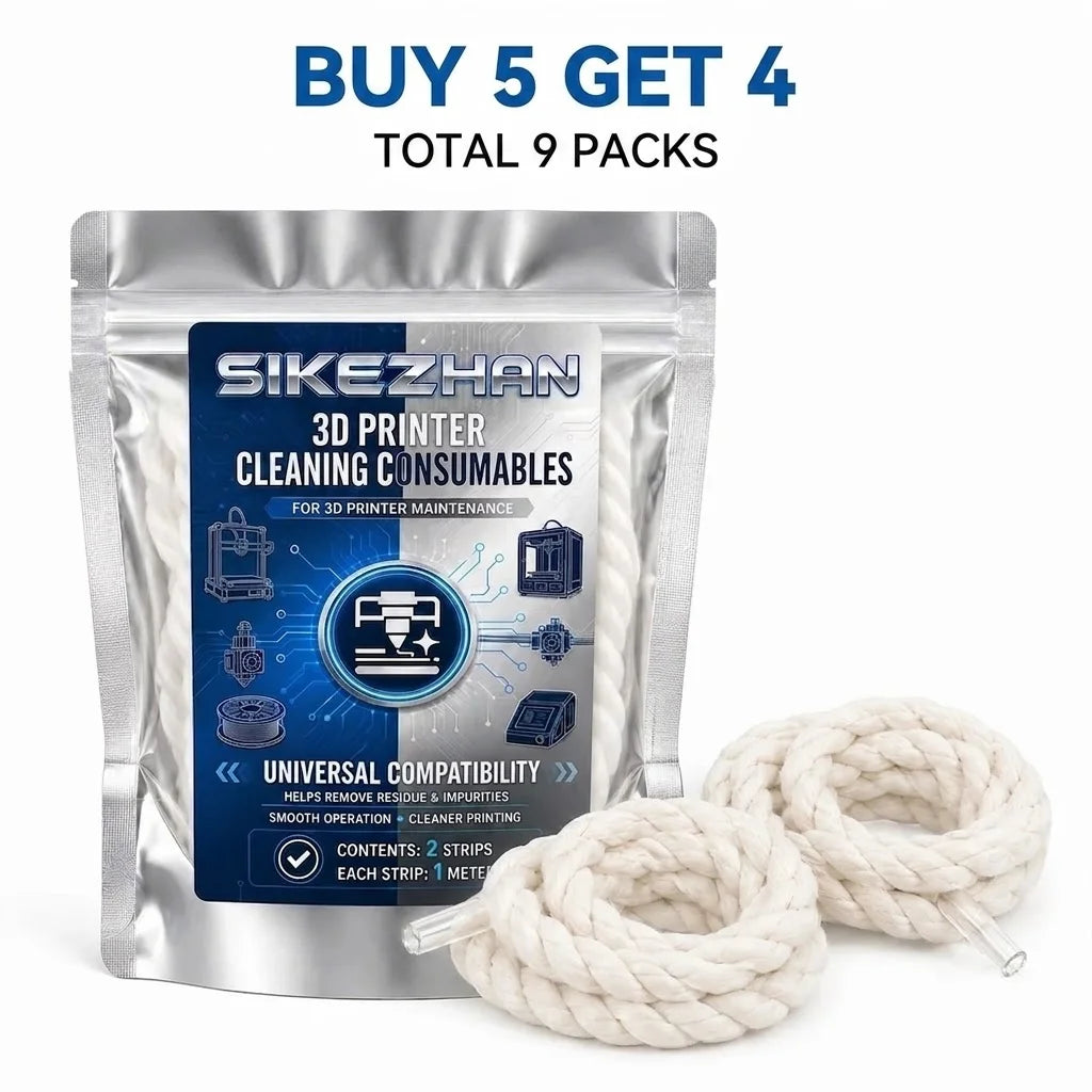 2-Piece 3D Printer Z-Axis Lead Screw Cleaning Rope Set