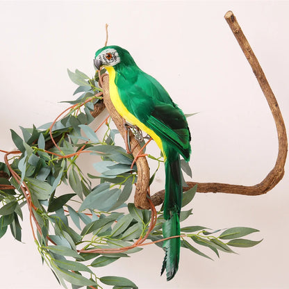 Realistic Artificial Parrot Ornament