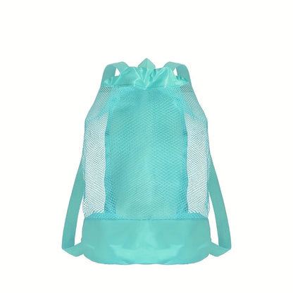Large Capacity Mesh Beach Storage Backpack