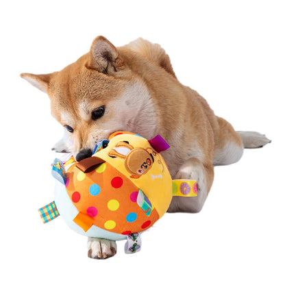 Plush Interactive Dog Vocal Toy Ball