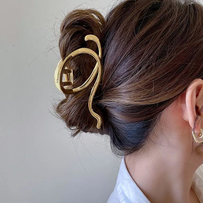 Fashion Elegant Gold Color S-shaped Metal Hairpins