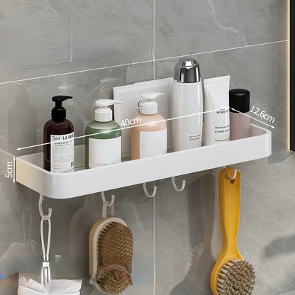 Aluminum Bathroom Storage Shelf