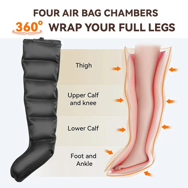 Air Compression Leg Massager Boots