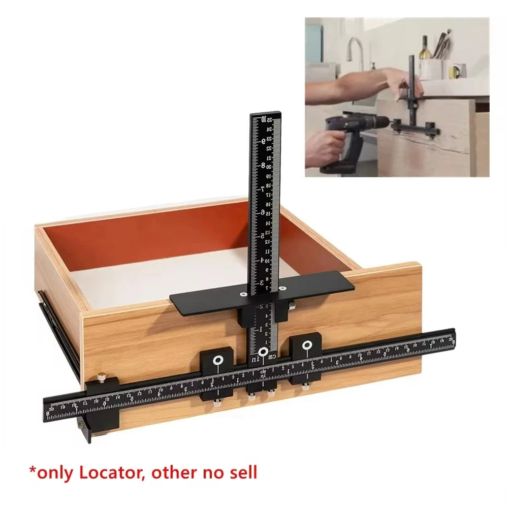 Adjustable Cabinet Hardware Installation Jig