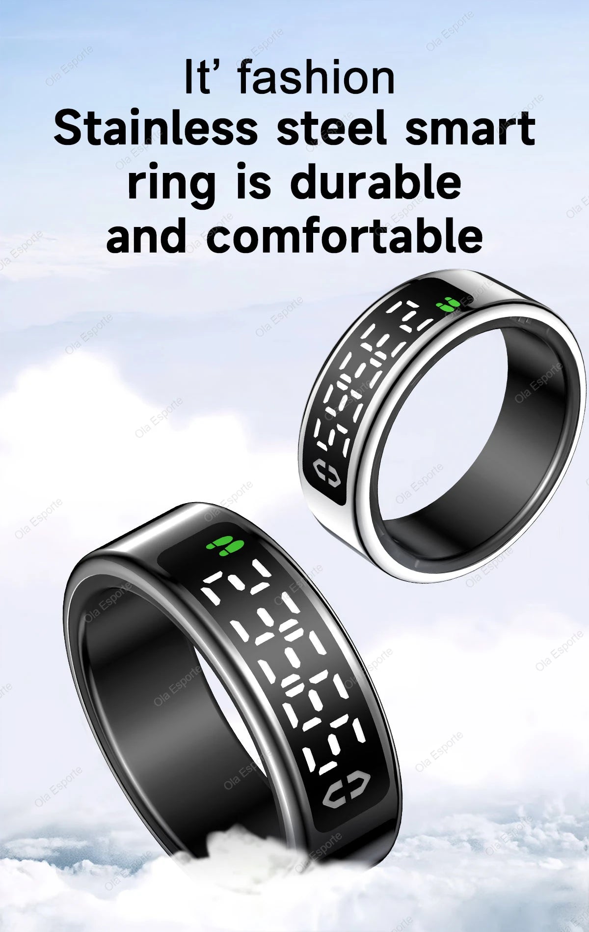 Smart Fitness Tracking Ring